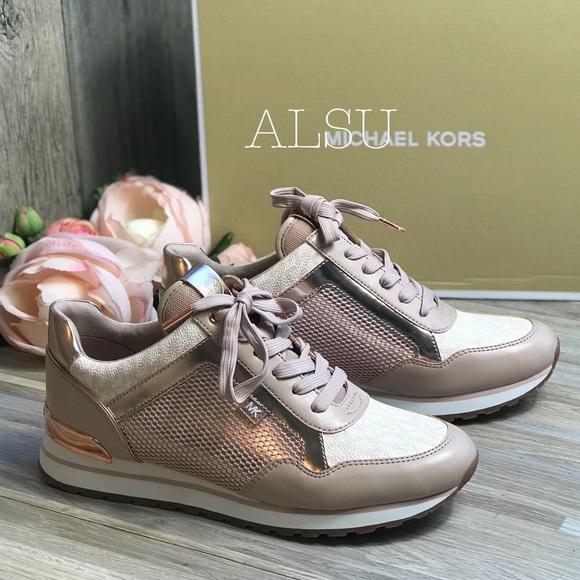 Michael Kors Shoes Michael Kors Maddy Trainer Napa Pu Sf Pink